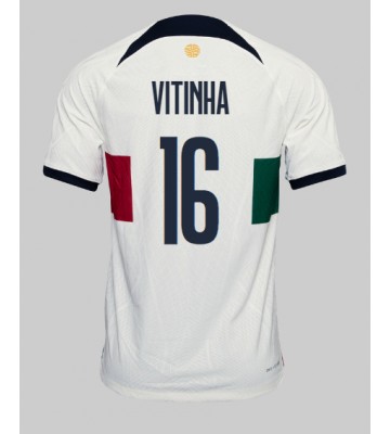 Portugalia Vitinha #16 Koszulka Wyjazdowych MŚ 2022 Krótki Rękaw